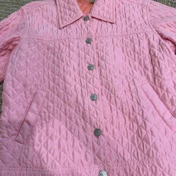Vintage Baby Pink Quilted Coat - Picture 2 of 7
